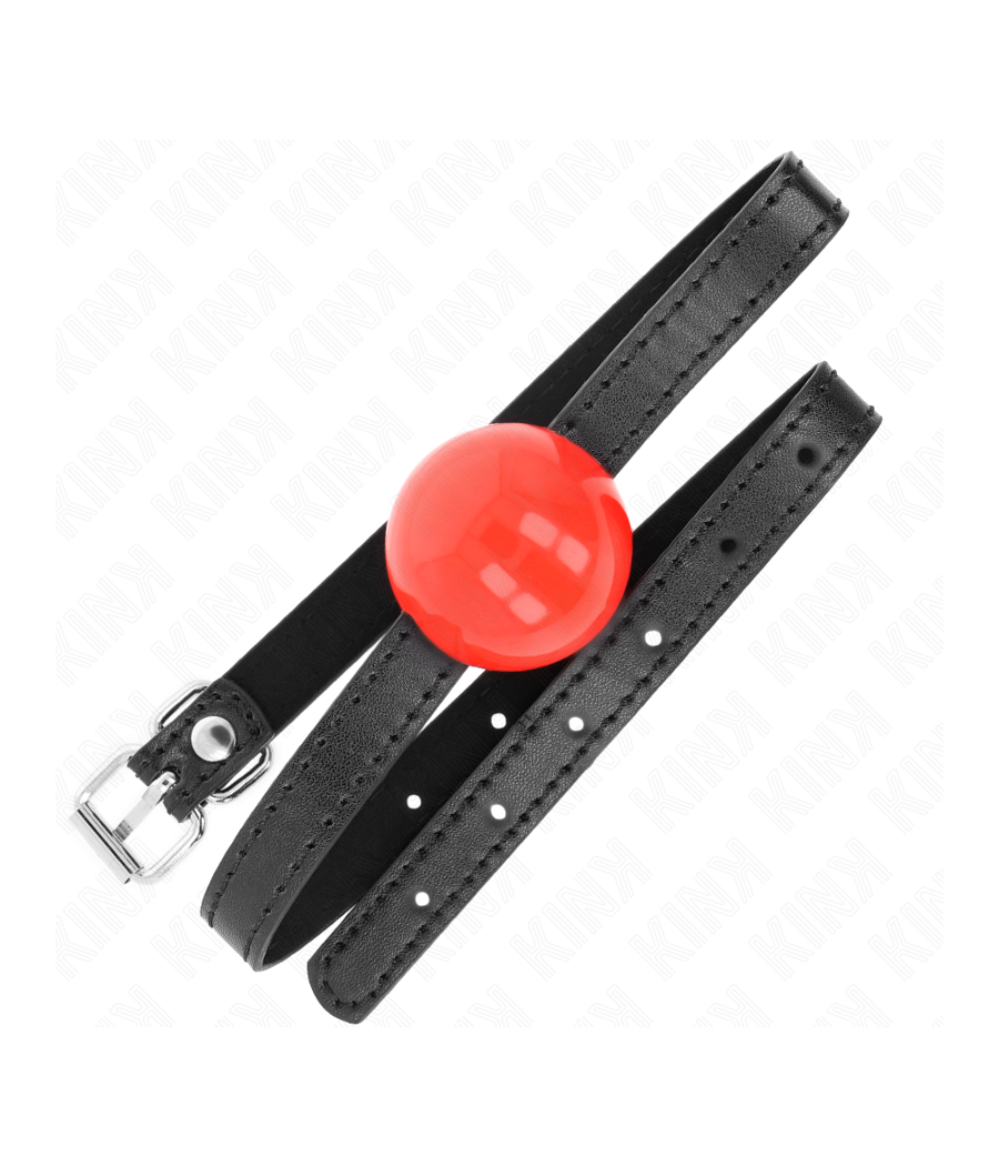 KINK - MORDAZA DE BOLA 4 CM SÓLIDA SIMPLE ROJO 65 x 1.5 CM