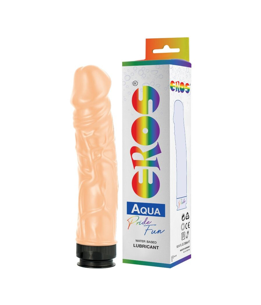 PRIDE - EROS AQUA LGBT PRIDE DILDO UND SCHMIERMITTEL AUF WASSERBASIS