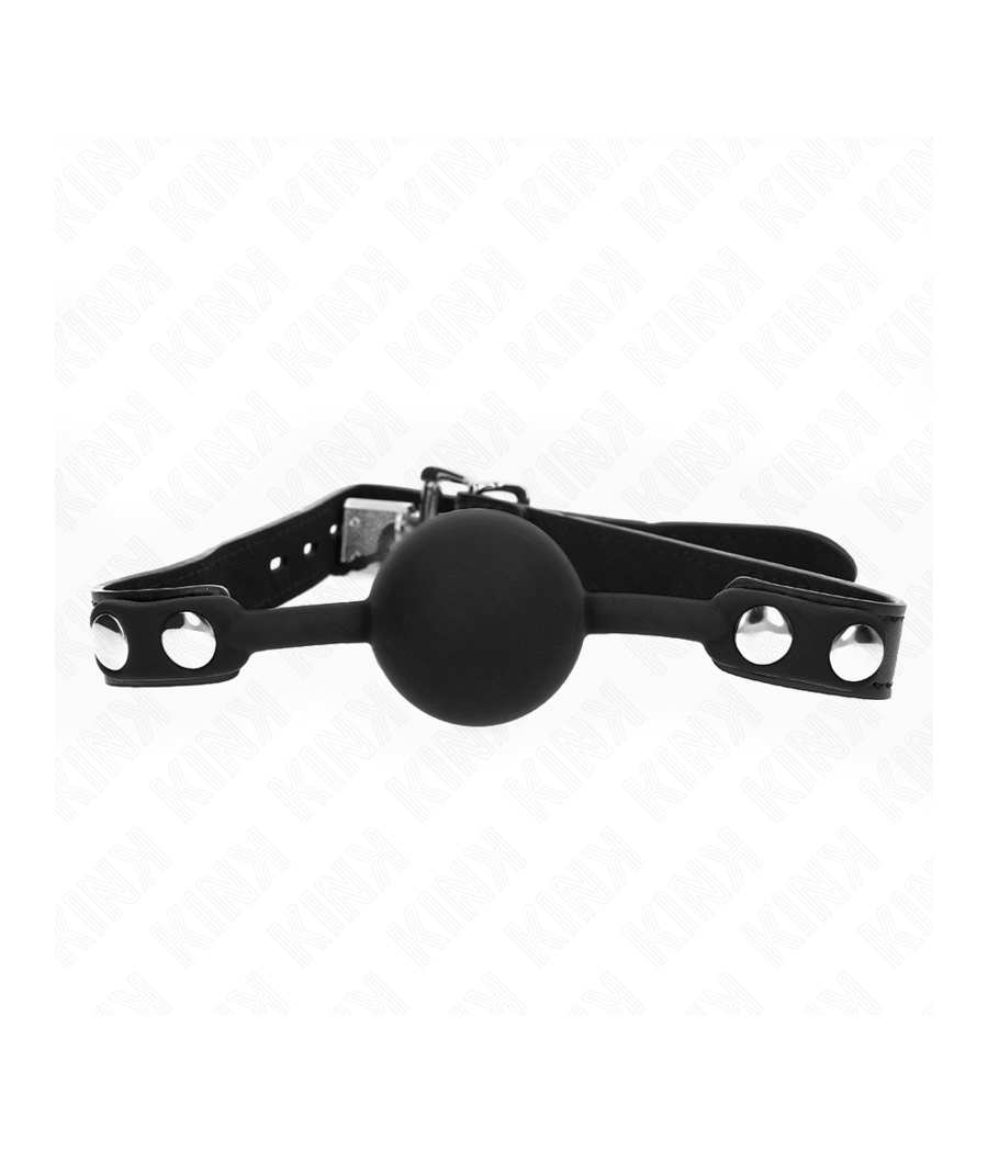 KINK - MODEL 1 SILICONE BALL 4 CM GAG WITH LOCK 60 x 2 CM