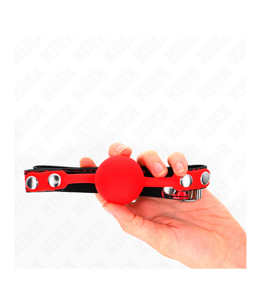 KINK - MORDAZA DE BOLA 4 CM DE SILICONA MODELO 2 60 x 2 CM