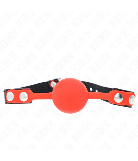 KINK - MODEL 2 SILICONE BALL 4 CM GAG WITH LOCK 60 x 2 CM