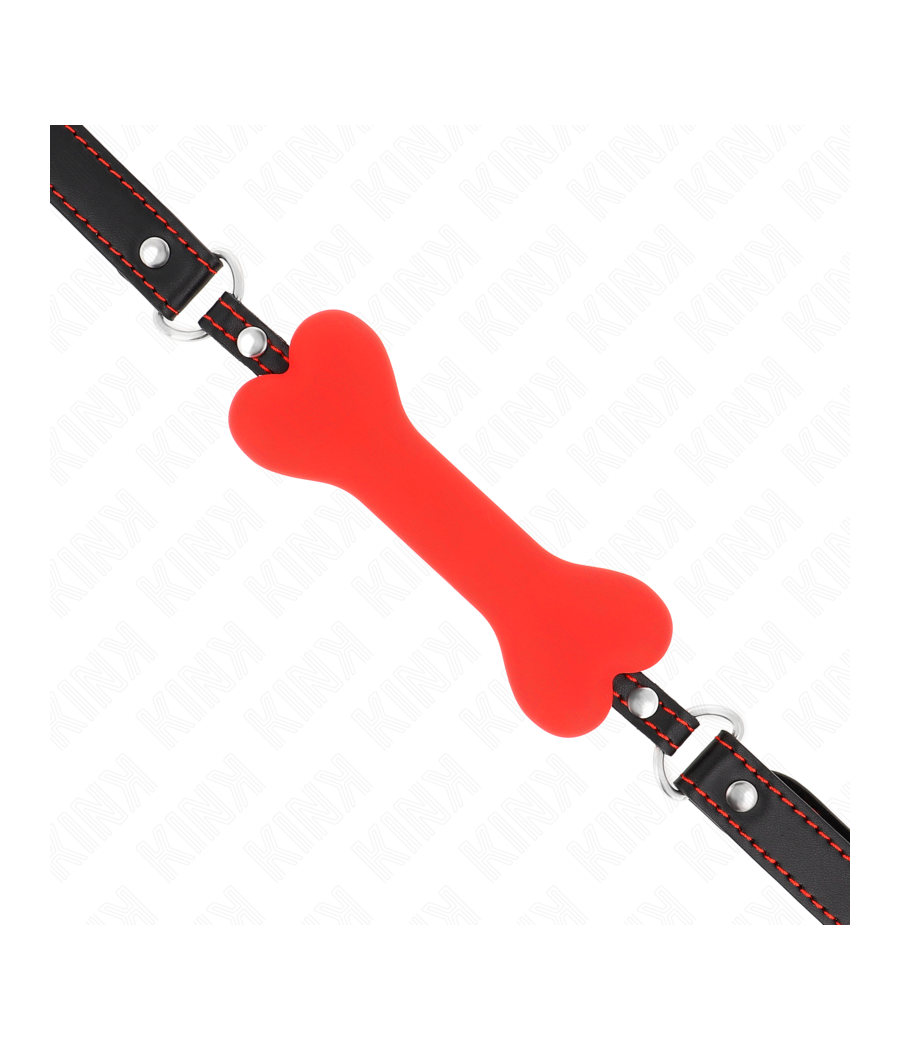 KINK - MORDAZA DE HUESO 12 CM ROJO 63 x 2 CM