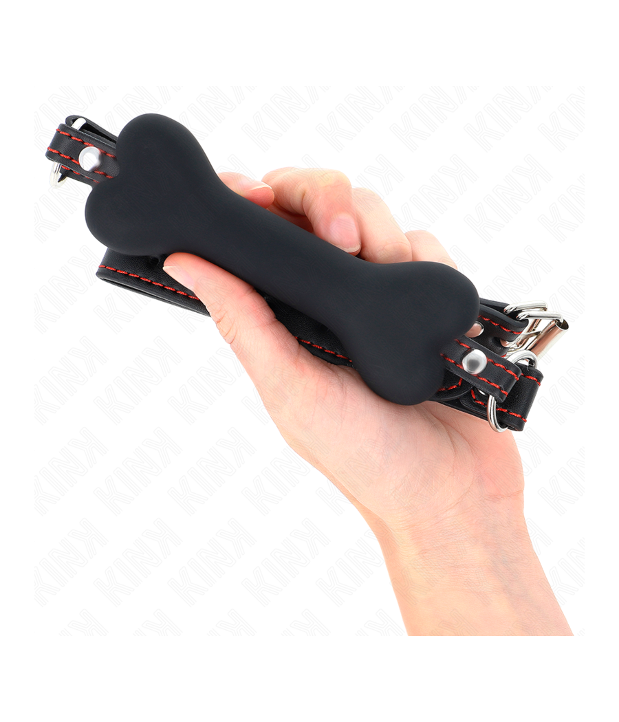 KINK - MORDAZA DE HUESO 12 CM NEGRO 63 x 2 CM