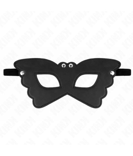 KINK - MASQUE EN CUIRETTE FORME PAPILLON 20 x 9 CM