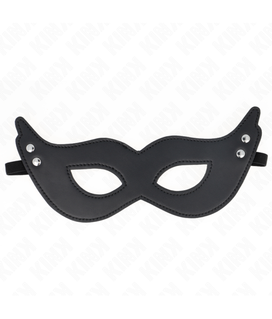 KINK - MASCHERA IN SIMILPELLE CON RIVETTI MODELLO 1 26 x 8 CM