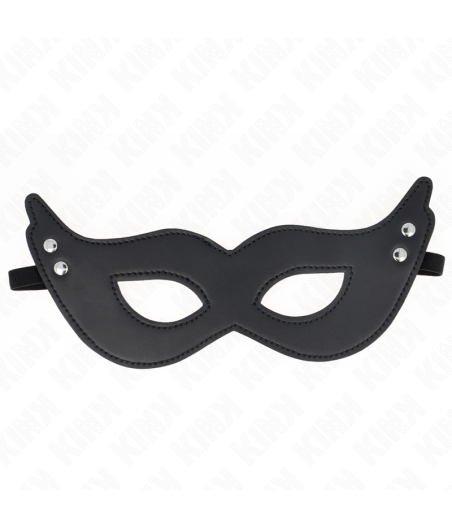 KINK - MASCHERA IN SIMILPELLE CON RIVETTI MODELLO 1 26 x 8 CM