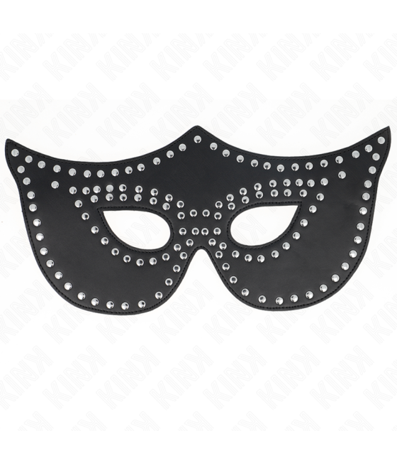 KINK - MASCHERA IN SIMILPELLE CON RIVETTI MODELLO 2 30 x 12 CM