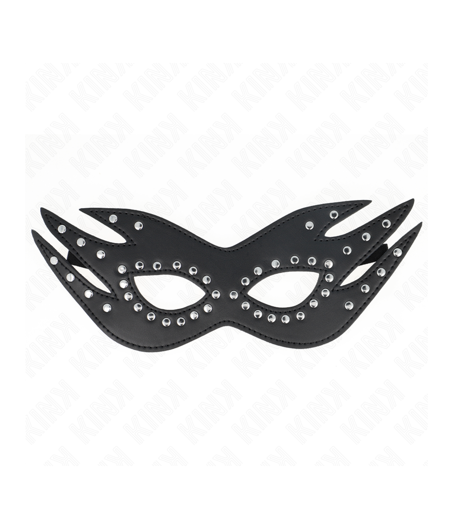 KINK - KUNSTLEDERMASKE MIT NIETEN MODELL 3 26 x 9,5 CM