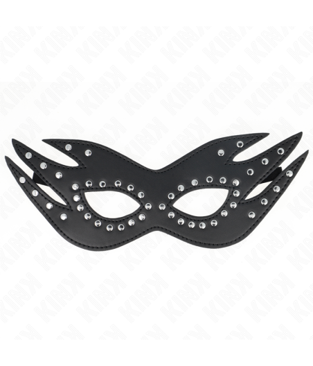 KINK - LEATHERETTE MASK WITH RIVETS MODEL 3 26 x 9.5 CM