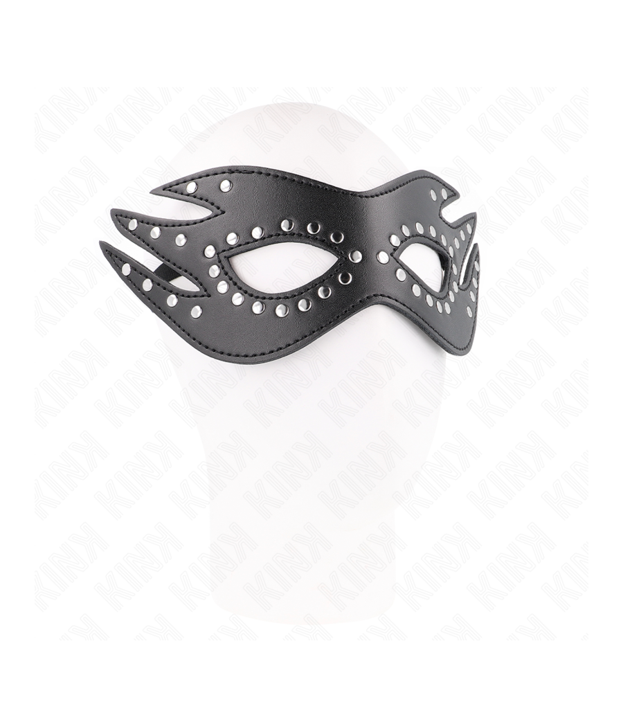 KINK - MÁSCARA DE POLIPIEL CON REMACHES MODELO 3 26 x 9.5 CM