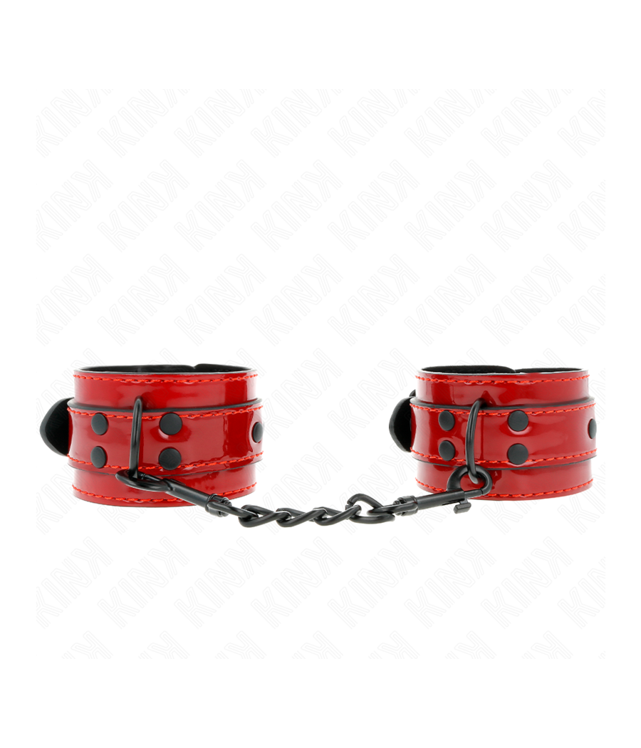 KINK - DARK RED WRIST CUFFS 23 X 5 CM