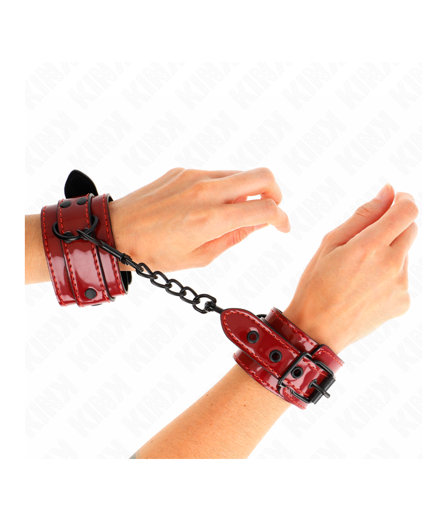 KINK - POLSINI DA POLSO ROSSO SCURO 23 X 5 CM