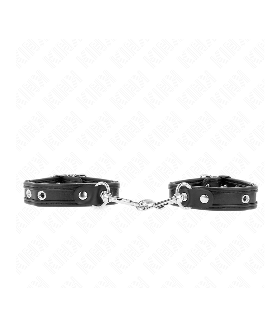 KINK - MINI BLACK WRISTBANDS WITH STUDS ADJUSTABLE 16-22 CM X 2 CM