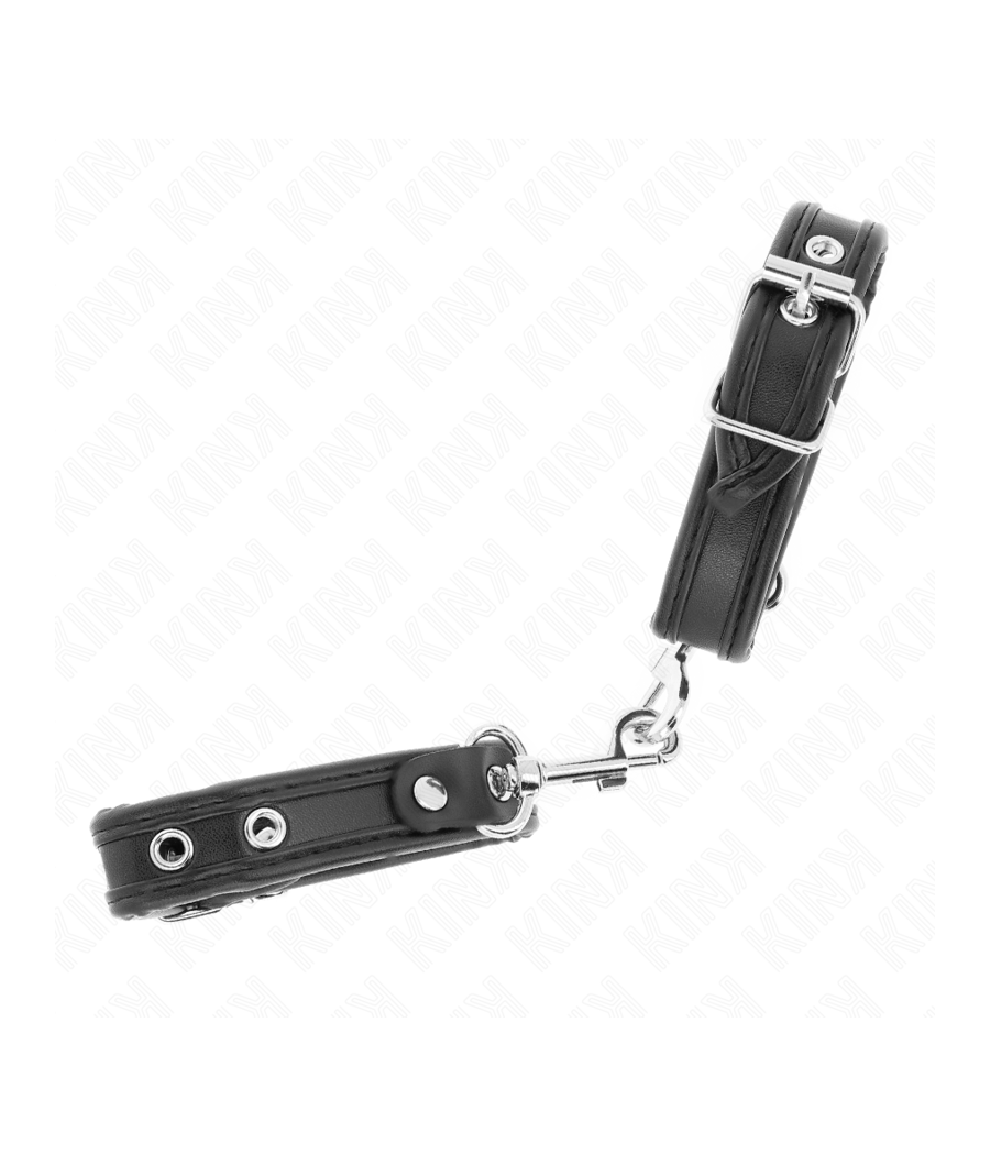 KINK - MINI BLACK WRISTBANDS WITH STUDS ADJUSTABLE 16-22 CM X 2 CM