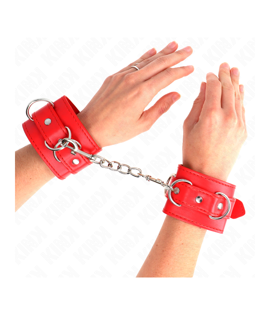 KINK - RESISTENZA DA POLSO CON 3 ANELLI A D REGOLABILE ROSSO 17,5-25 CM X 6 CM