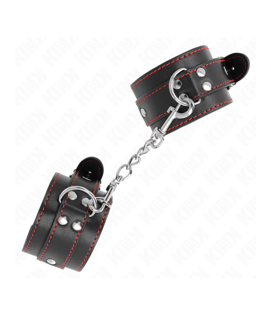 KINK - RESISTENZA DA POLSO NERA CON FODERA ROSSA REGOLABILE 20-28 CM X 5,5 CM