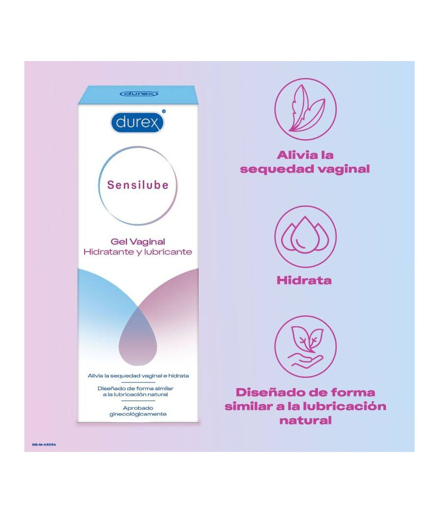 DUREX - SENSILUBE GEL LUBRIFICANTE HIDRATANTE 40 ML