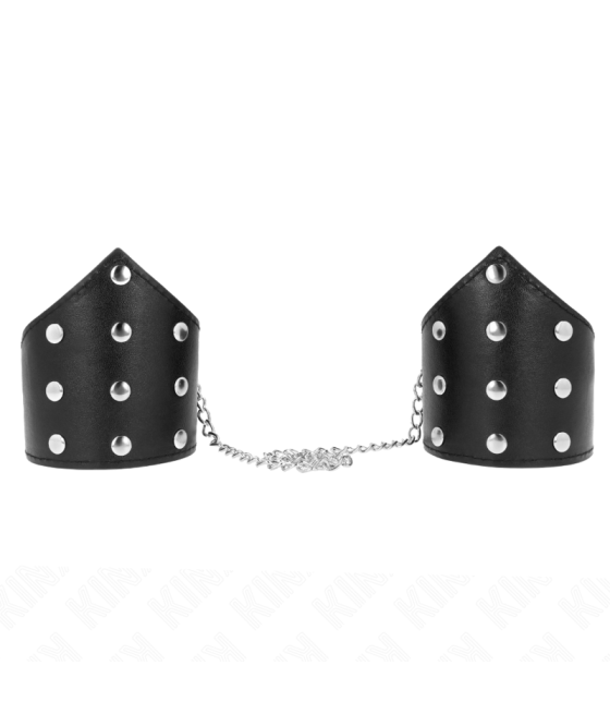 KINK - PULSEIRAS ESTILO PONTO PRETO COM CORRENTE AJUSTÁVEL ??17-23 CM X 8,5 CM