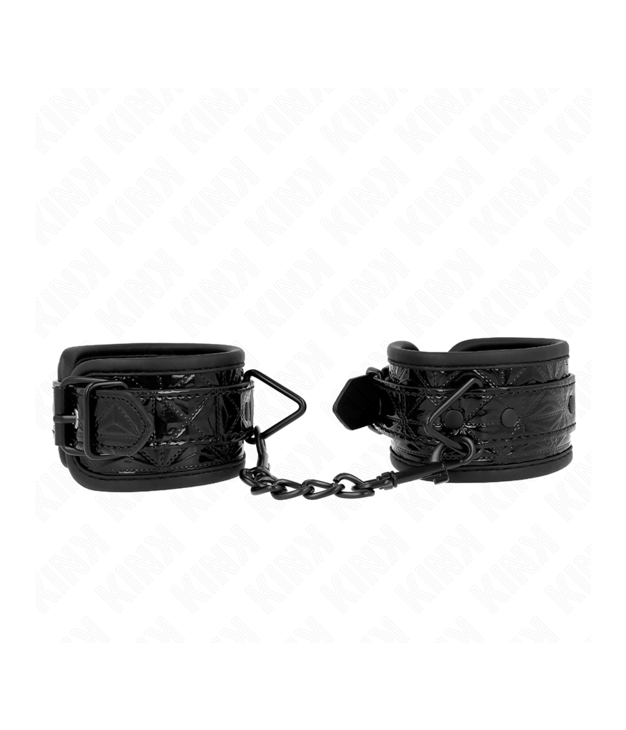 KINK - RESISTENZA DA POLSO CON MOTIVO A DIAMANTI NERO REGOLABILE 17-26 CM X 5,5 CM