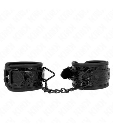 KINK - PULSO PADRÃO DIAMANTE PRETO AJUSTÁVEL 17-26 CM X 5,5 CM