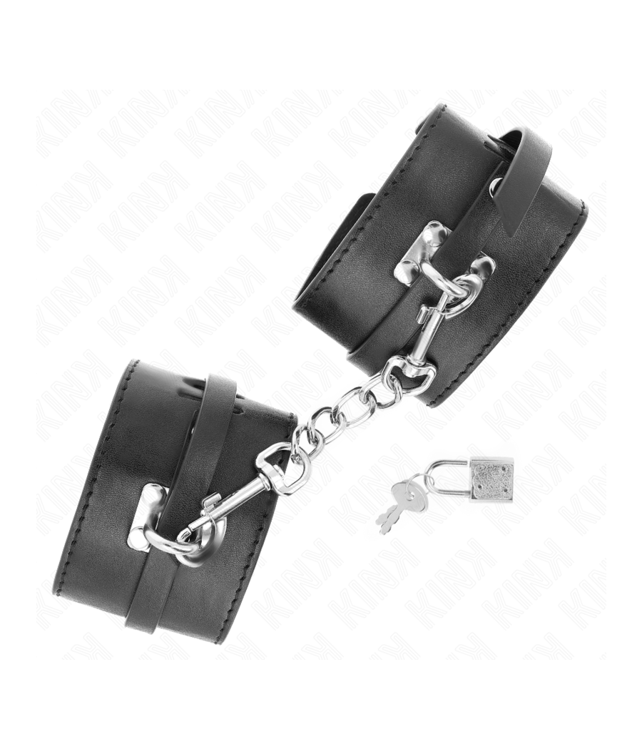 KINK - MUÑEQUERAS DELUXE CON CIERRE DE CANDADO AJUSTABLE 14.5-21 CM X 6 CM