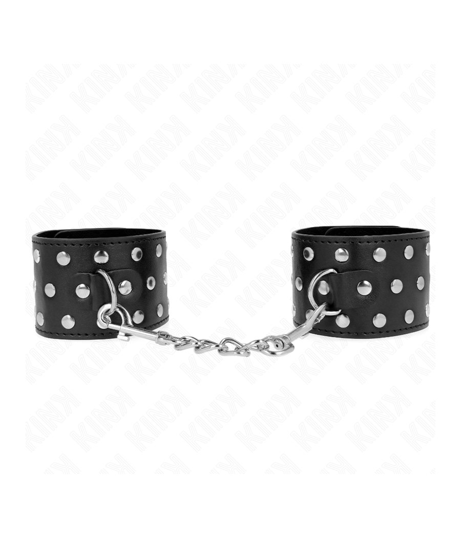 KINK - RETENUES-POIGNETS PUNK RÉGLABLES 19-24 CM X 5,5 CM