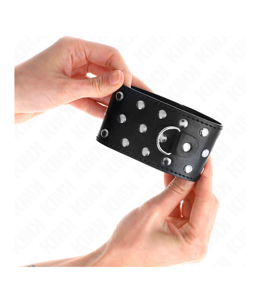 KINK - PUNK WRIST RESTRAINTS ADJUSTABLE 19-24 CM X 5.5 CM