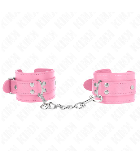 KINK - APPUI-POIGNETS SIMPLES ROSE RÉGLABLE 20-23 CM X 5,5 CM