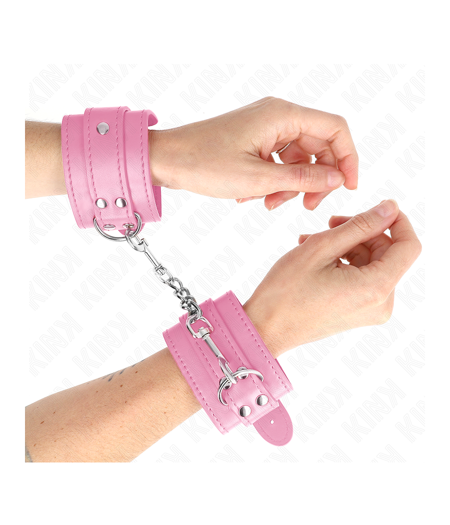 KINK - PULSO SIMPLES ROSA AJUSTÁVEL 20-23 CM X 5,5 CM
