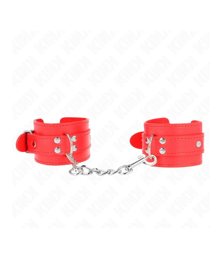 KINK - MUÑEQUERAS SENCILLAS ROJO AJUSTABLE 20-23 CM X 5.5 CM