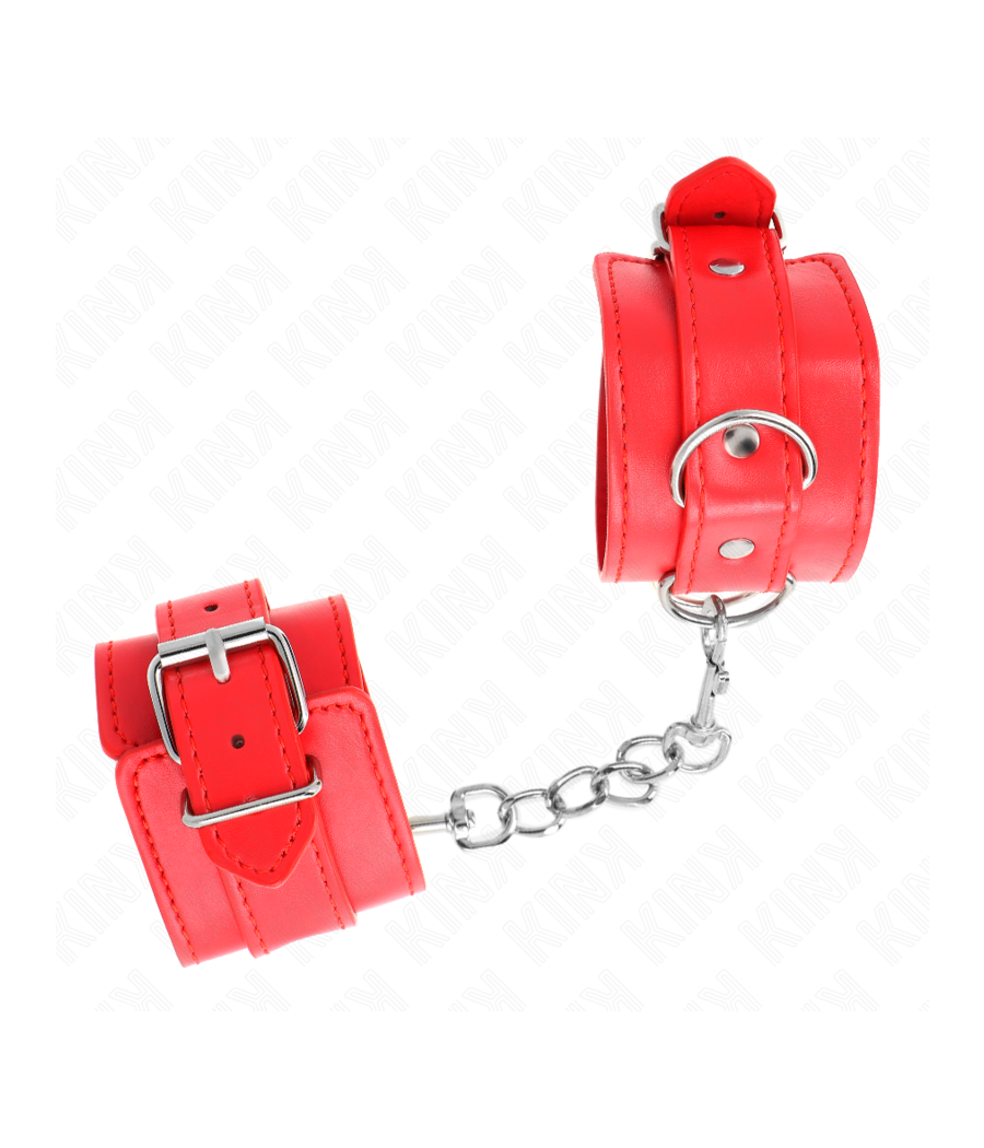 KINK - APPAREILS-POIGNETS SIMPLES ROUGE AJUSTABLES 20-23 CM X 5,5 CM