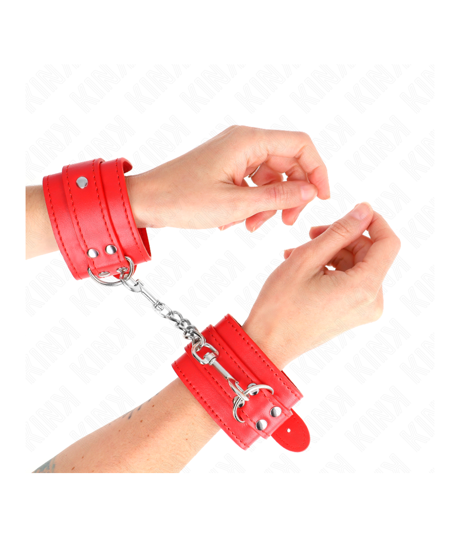 KINK - RESISTENZA DA POLSO SEMPLICE ROSSO REGOLABILE 20-23 CM X 5,5 CM