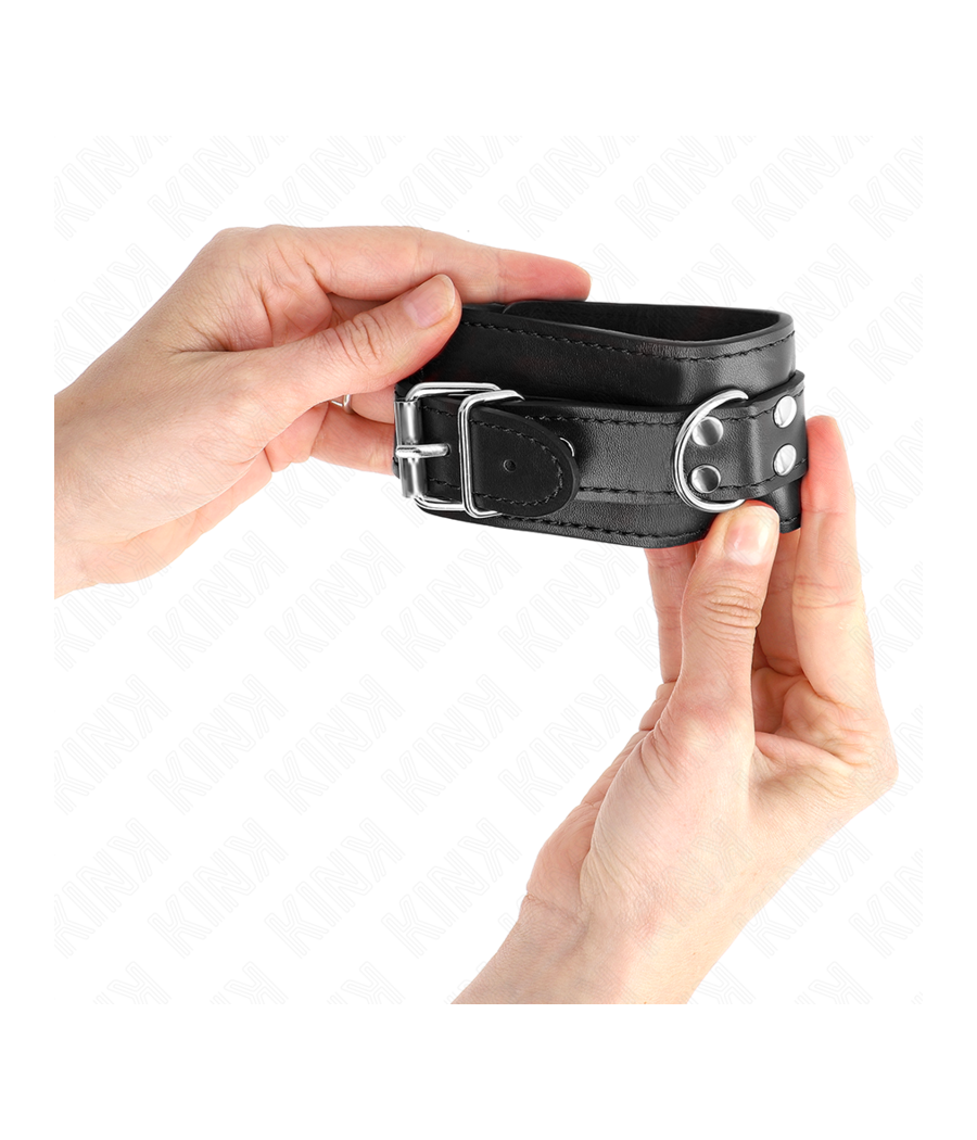 KINK - EINFACHE HANDGELENKSFESSELN SCHWARZ VERSTELLBAR 20-23 CM X 5,5 CM