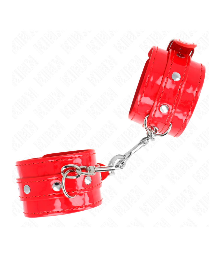 KINK - MANCHETTES BRILLANTES ROUGE AJUSTABLES 23-33 CM