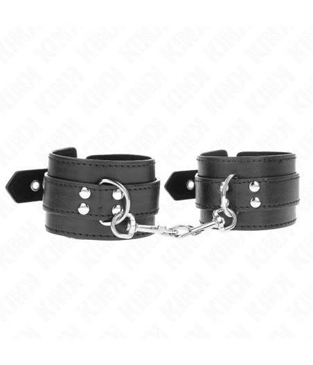 KINK - WRIST RESTRAINTS WITH STUDS 35 X 6 CM