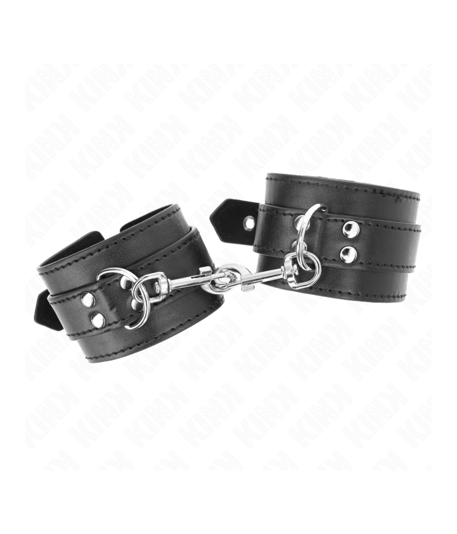 KINK - WRIST RESTRAINTS WITH STUDS 35 X 6 CM