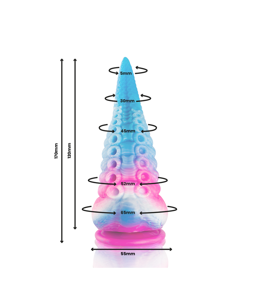EPIC - DILDO CON TENTACOLI BLU PHORCYS TAGLIA PICCOLA