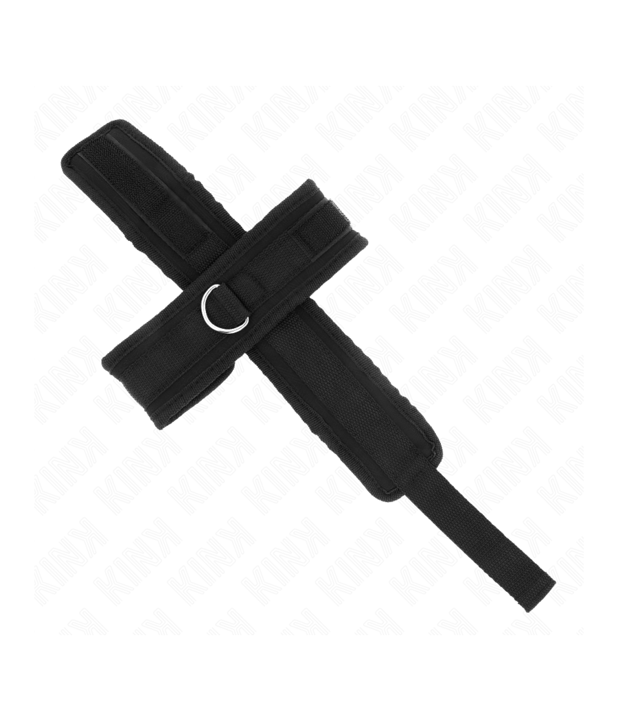 KINK - MUÑEQUERAS CRUZADA NEGRO 34 X 5.5 CM