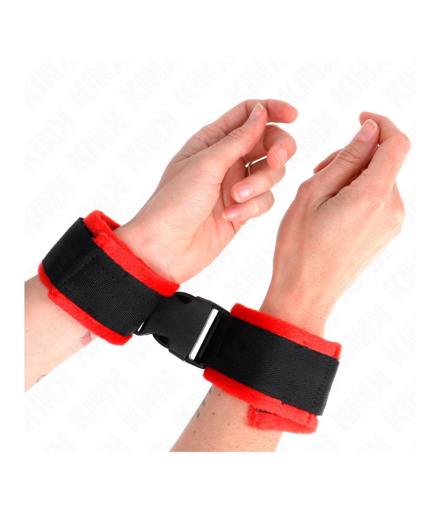 KINK - NYLON BIND KLETT-HANDFESSELN SCHWARZ MODELL 1 VERSTELLBAR 25-35 CM X 6 CM