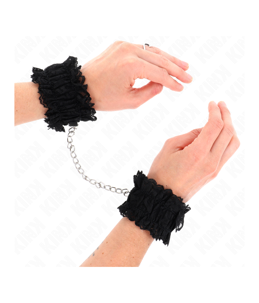 KINK - ELASTISCHE HANDGELENKSFESSELN AUS SPITZE NEGRO