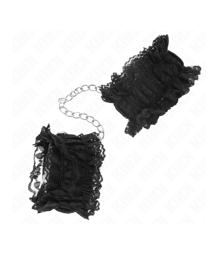 KINK - RETENÇÕES DE PULSO ELÁSTICAS DE RENDA NEGRO