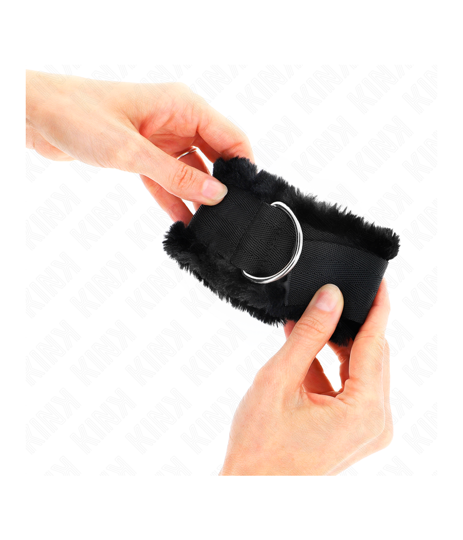 KINK - MUÑEQUERAS FORRADA NEGRO AJUSTABLE 17-31 CM X 7 CM