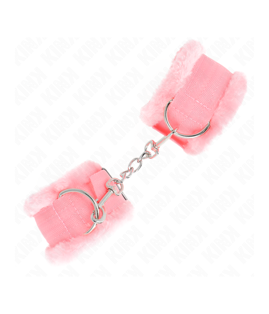 KINK - PULSO FORRO PELUDO ROSA AJUSTÁVEL 17-31 CM X 7 CM