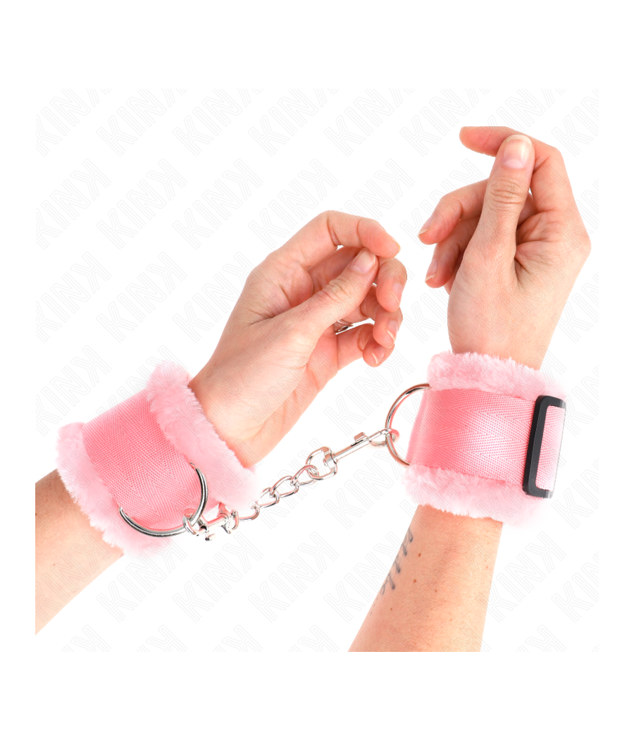 KINK - MUÑEQUERAS FORRADA ROSA AJUSTABLE 17-31 CM X 7 CM