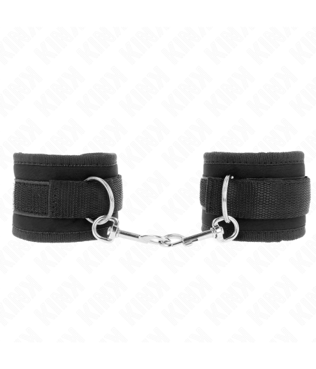 KINK - PULSO NYLON BIND HOOK&LOOP PRETO MODELO 2 AJUSTÁVEL 18-35 CM X 6 CM