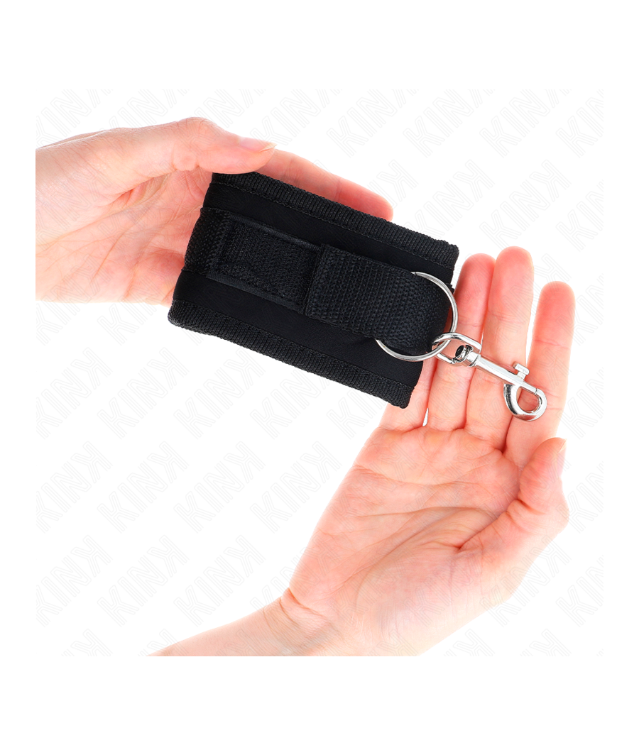 KINK - PULSO NYLON BIND HOOK&LOOP PRETO MODELO 2 AJUSTÁVEL 18-35 CM X 6 CM