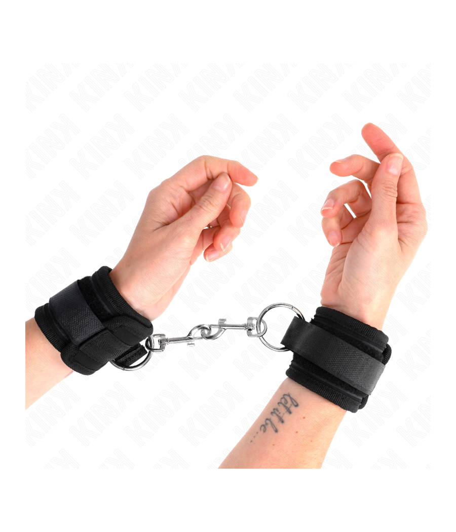 KINK - APPUI-POIGNETS NOIR AJUSTABLE 18-35 CM X 6 CM