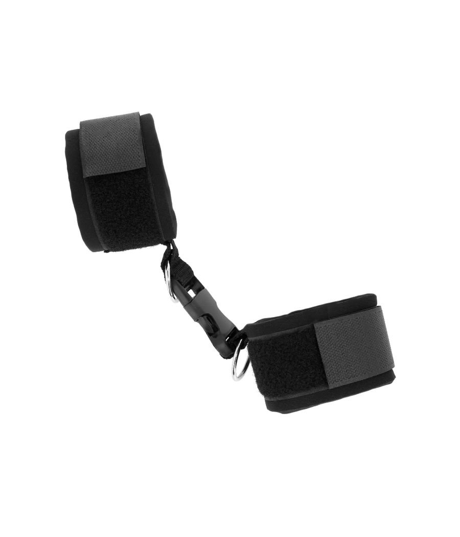 KINK - NEOPREN HANDGELENKFESSELN MIT KLETTVERSCHLUSS SCHWARZ VERSTELLBAR 22-34 CM