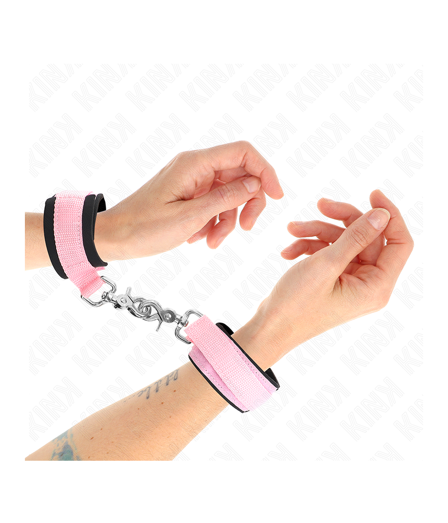 KINK - PUNHOS DE NEOPRENE AJUSTÁVEIS ROSA AJUSTÁVEIS 22-34 CM