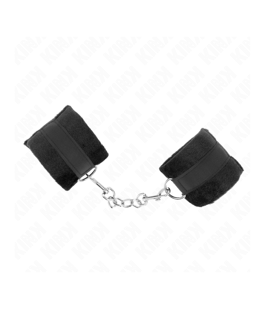 KINK - BEGINNER PELZHANDMANSCHETTEN SCHWARZ 30 X 7 CM